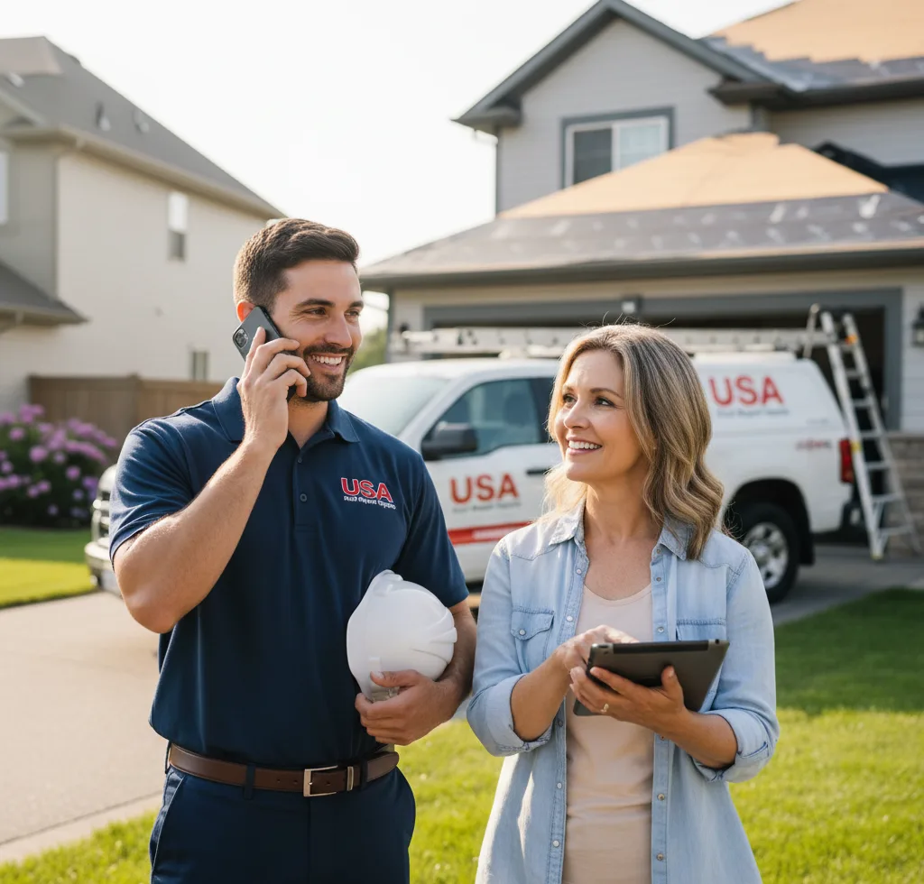 USA Roof Repair Experts customer support in Laverne
